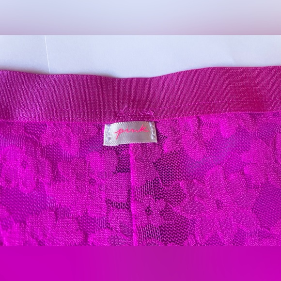 PINK lace fabric Hiphuggers, Size: XL, Color: Fuchsia/Pink - Picture 3 of 6